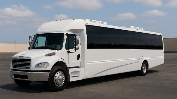 Exterior of Lake Elsinore Party Bus Company's 25 Passenger Party Bus in Lake Elsinore