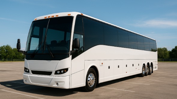 Exterior of Carlsbad Party Bus Company's 50 Passenger Party Bus in Carlsbad