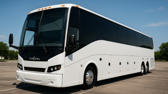 Exterior of Hemet Party Bus Company's 50 Passenger Party Bus in Hemet