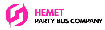 hemet party bus company logo