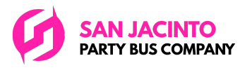 san jacinto party bus company logo