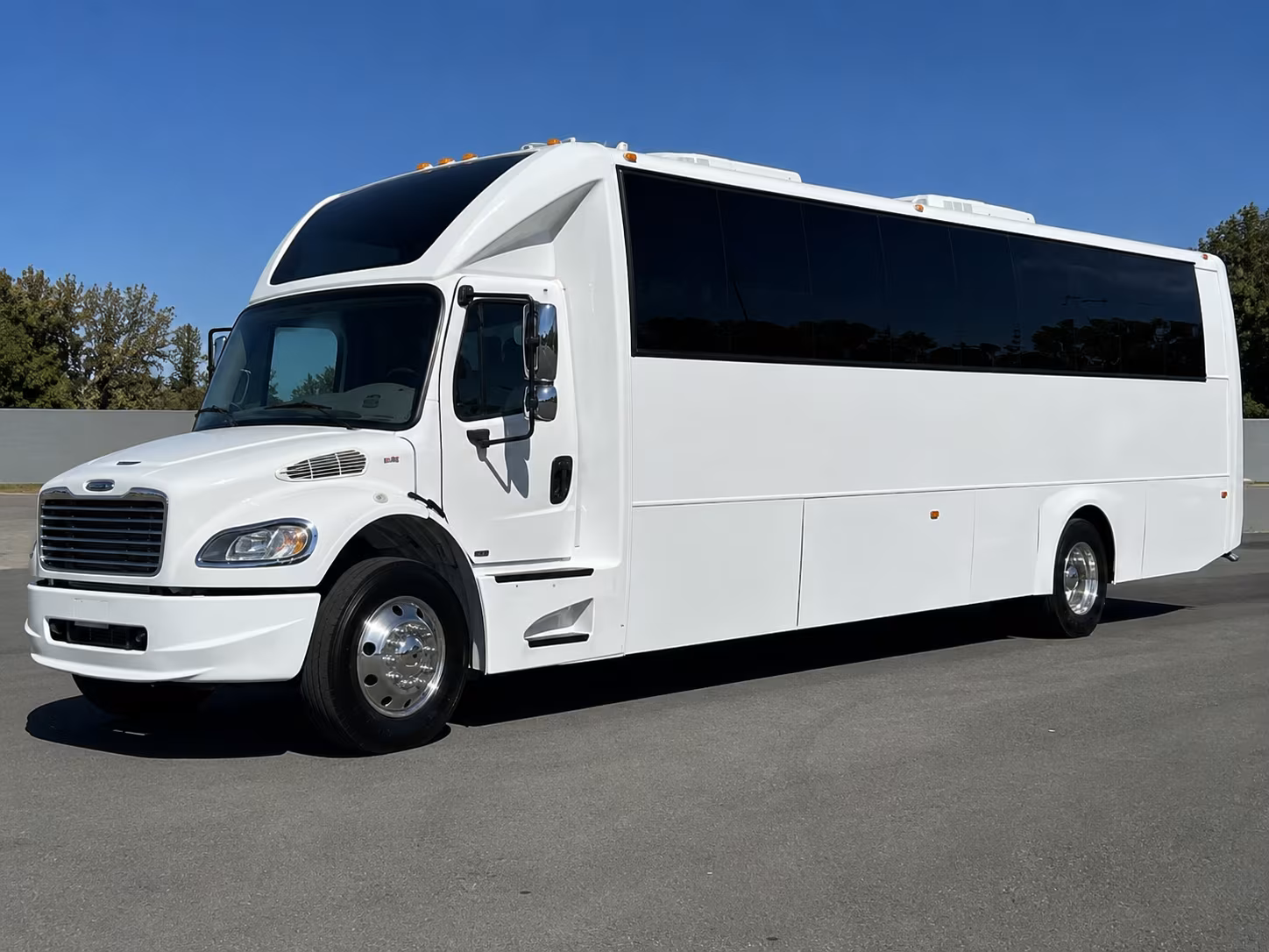 Interior of a party bus rental serving Temecula