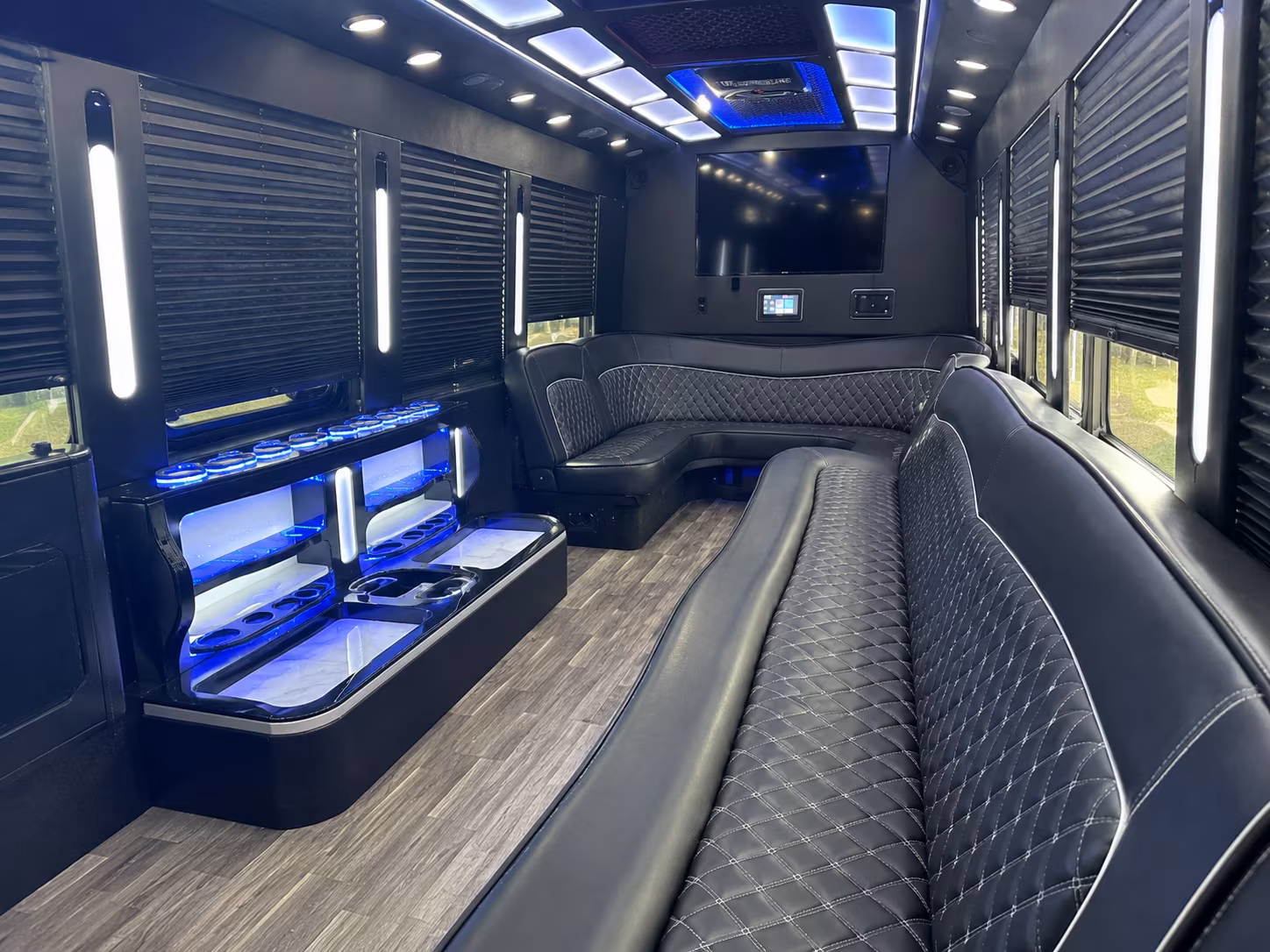 Temecula Bachelor & Bachelorette Transportation party bus exterior