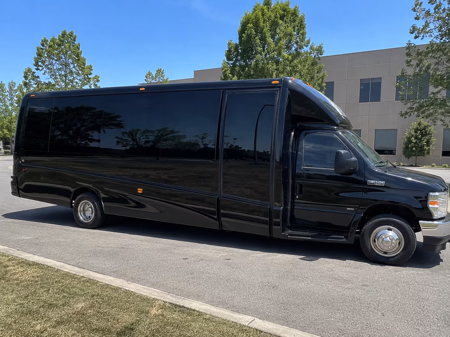 Temecula Birthday, Sweet 16, & Quinceañera Transportation party bus exterior