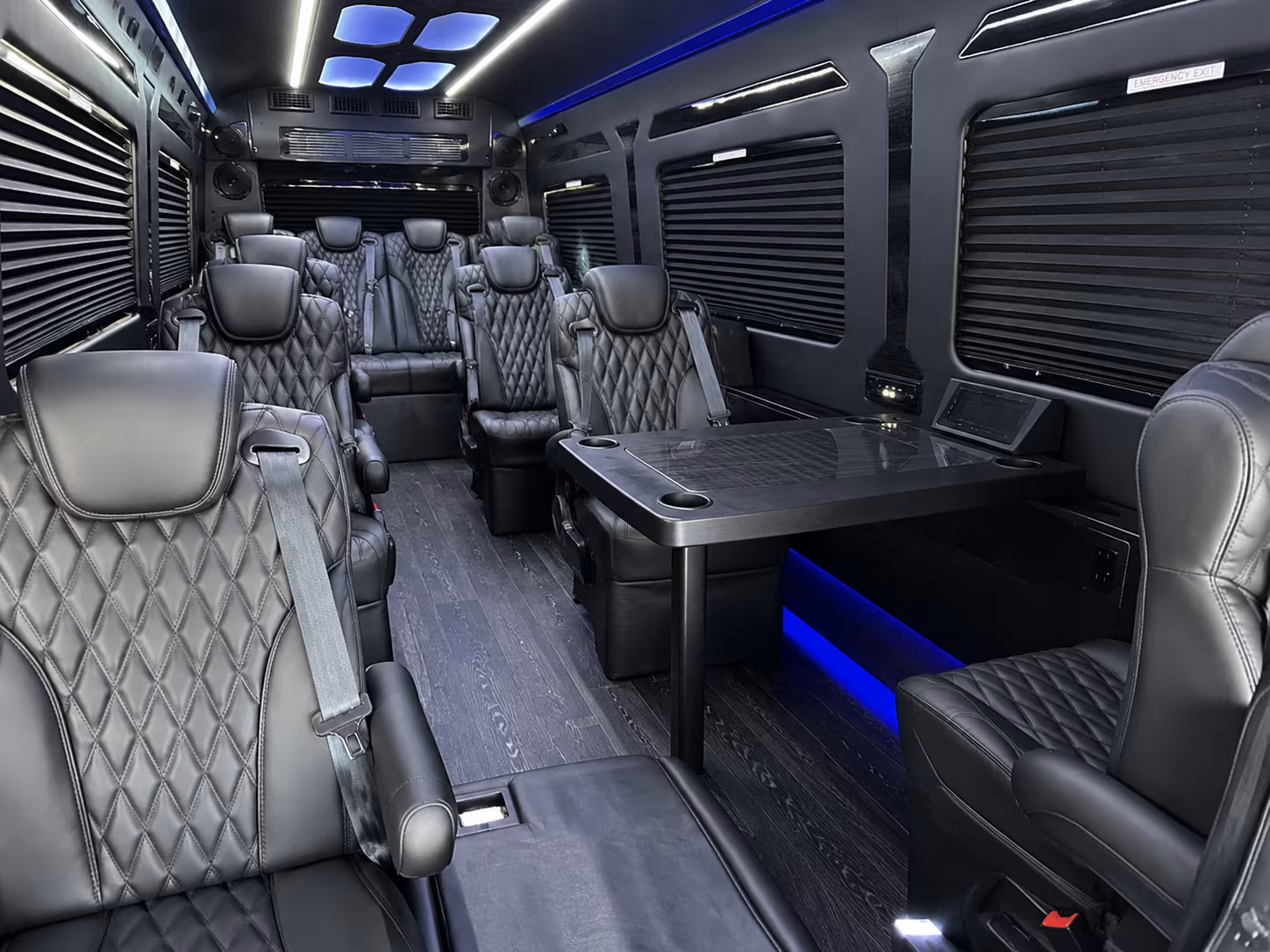 Temecula Corporate Transportation party bus exterior