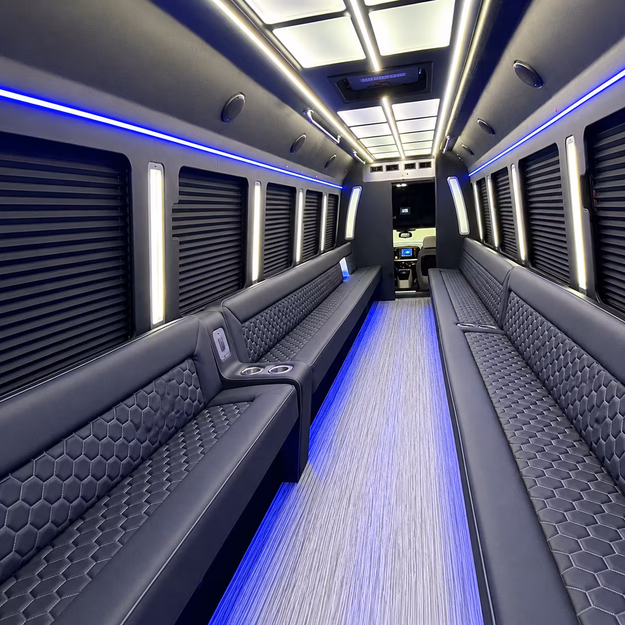 Temecula Private Event Transportation onboard seating