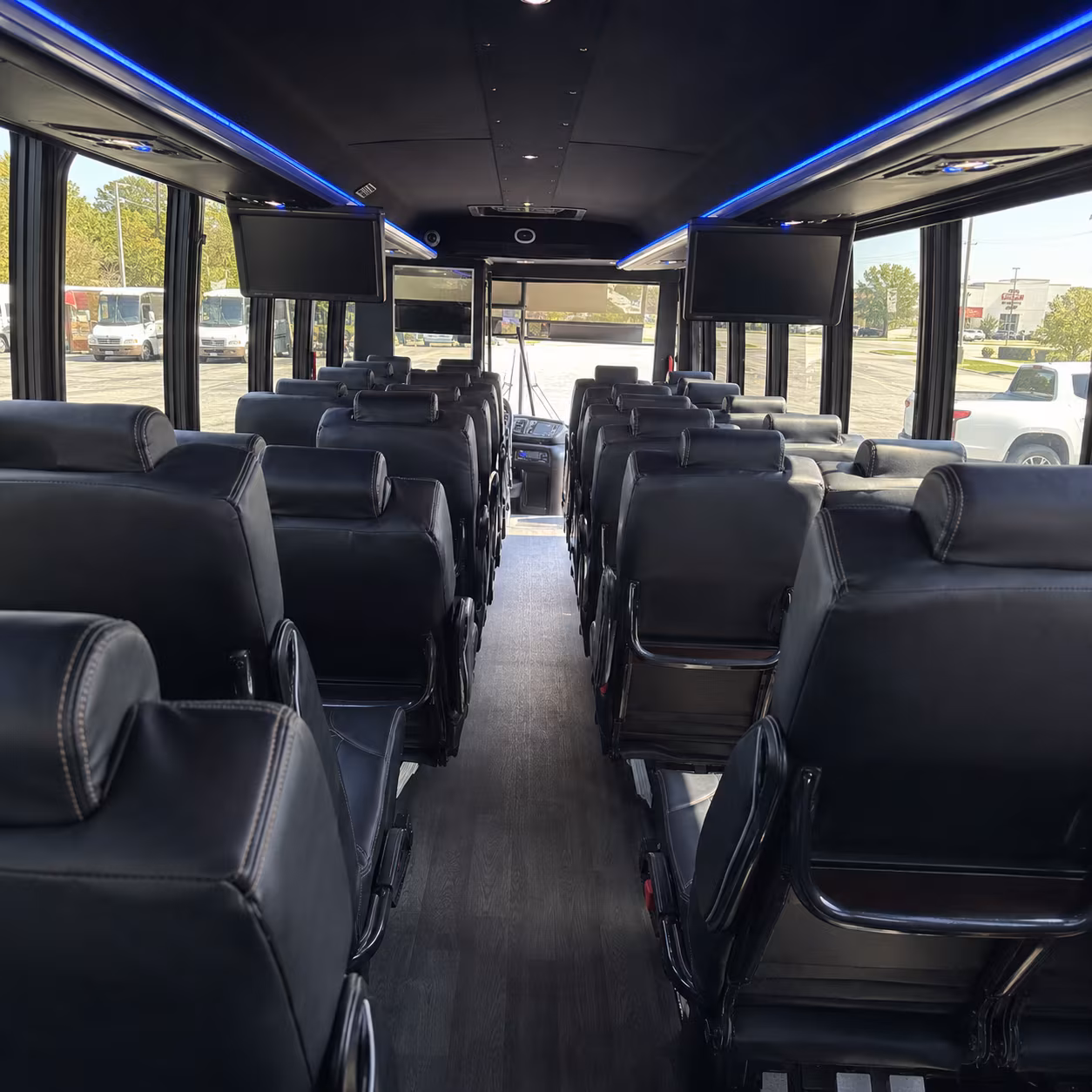 Temecula School Event Transportation party bus exterior
