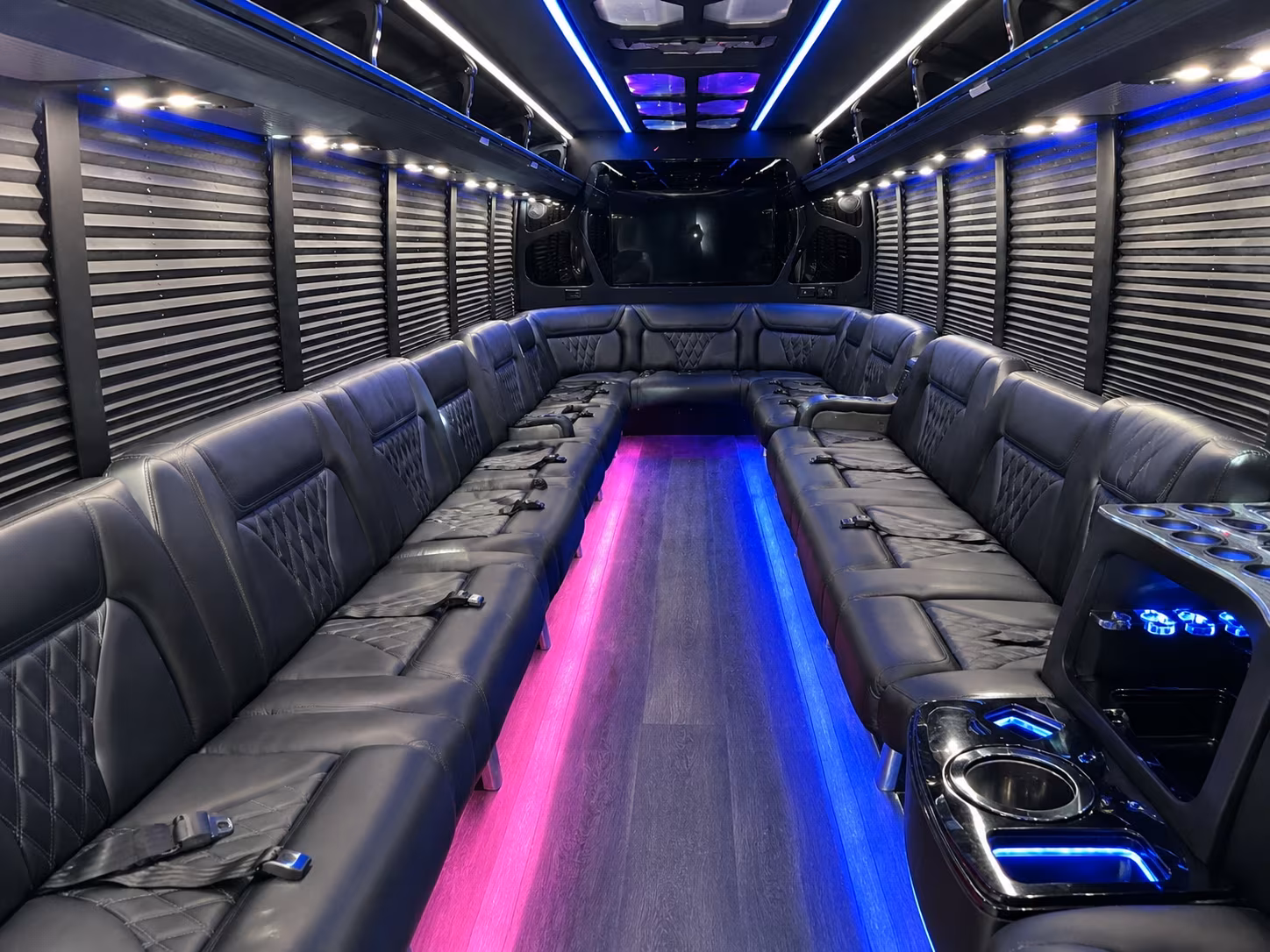 Temecula Sporting Event Transportation party bus exterior
