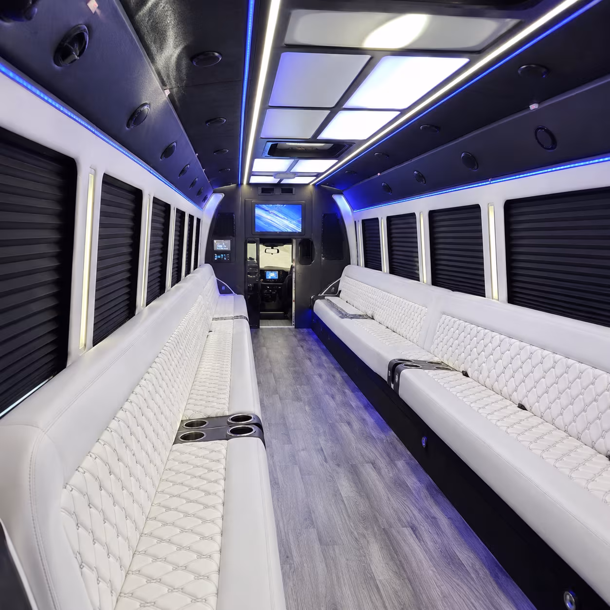 Temecula Winery Tour & Pub Crawl Transportation party bus interior