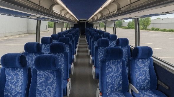 temecula 54 passenger charter bus interior
